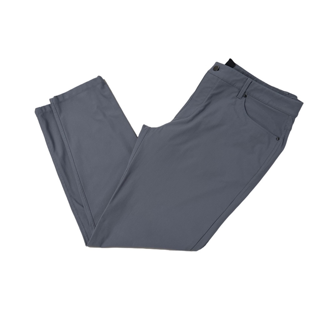 7 Diamonds Gray Chino Pants Slim Fit 38